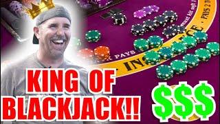 BIGGEST WIN RECORDED 10 Minute Blackjack Challenge - WIN BIG or BUST #183