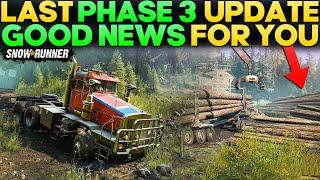 Last Update Phase 3 Good News For You in SnowRunner You Should Need to Know