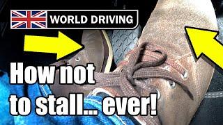 How not to STALL a manual car again - tips from a driving instructor