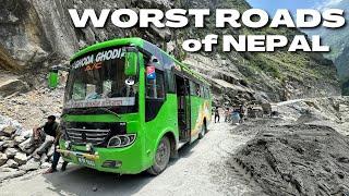 POKHARA to MUKTINATH Bus Service | Bus Journey in Mustang Nepal