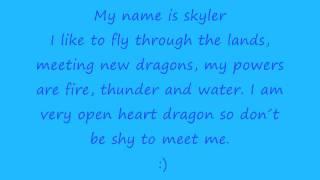 My dragon! Skyler has arrived!