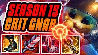 CRIT GNAR IN SEASON 15!!! Season 15 Gnar Gameplay (League of Legends)