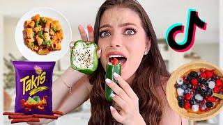 Trying VIRAL TikTok Foods | GIANNA CHRISTINE