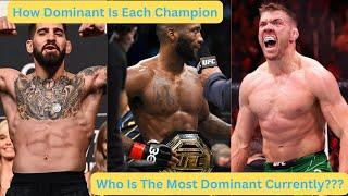 Ranking Current UFC Champions By Future and Past Dominance!!!