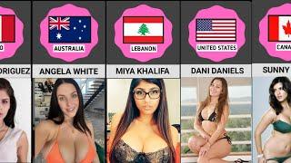 Famous Porn Star Of Different Countries | Pornstar of Every country