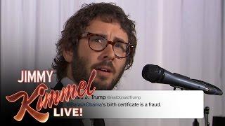 Josh Groban Sings Donald Trump Tweets