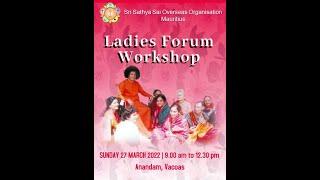 Ladies Forum Workshop - 27 Mar 2022