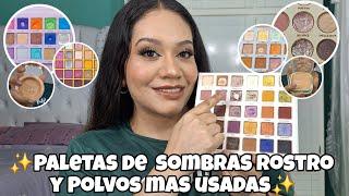 Mis Paletas de Sombras, Rostro y Polvos más usadas  | Beauty Creations, Italia Deluxe