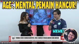 AGE : MENTAL PEMAIN JELEK BANGAT!! HANCUR HANCUR PARAH