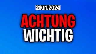 Fortnite Daily Item Shop 29.11.2024 | ACHTUNG | Shop von heute 29.11.2024