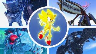 Sonic Frontiers - All Bosses & Secret True Final Boss Fight + OST