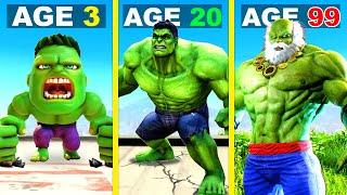 Surviving 99 YEARS As HULK In GTA 5 ...