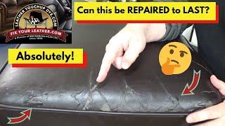 Repair Peeling Leather to Last ! Leather Repair Kits that Work. ASMR friendly.