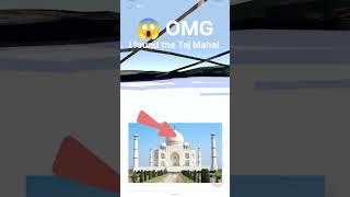 I found the Taj Mahal in Google Earth #shortsvideo #map#google