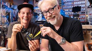 Adam Savage and Laura Kampf Geek Out Over Tape Measures!