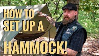 How To Set Up a Hammock! Featuring Irish Zombie Nation -Junkyard Fox