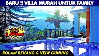 Nice and cheap villa in Puncak Bogor with private swimming pool with complete facilities