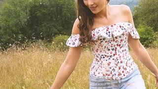 FLORAL DITSY COTTON CORSET TOP