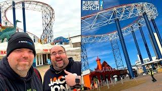 Blackpool Pleasure Beach VLOG | Off Peak October 2024