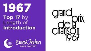 All Eurovision 1967 Song Intros Sorted by Length