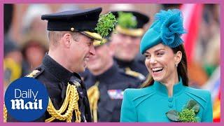 Prince William and Colonel Kate Middleton celebrate St Patrick's Day Parade