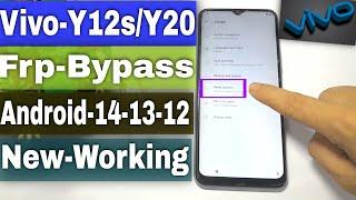 Vivo Y12s Y12a Y20 Y20e Frp Bypass New Method 2024 | Vivo All Android 14-13-12-11 Frp Bypass 2024