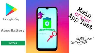 Handyakku Zustand testen- Android- Accubattery 