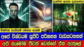 අපි හැමෝම ජීවත් වෙන්නේ සිමියුලේෂන් එකක - Do We Live in a Simulation?