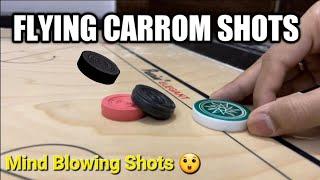 Carrom flying shots #carrom #carromtrickshots