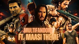 MULTIFANDOM FT.MAASI THEME ║ VAINMOUS ║ #trending #edit #viral #hollywood #bollywood #kollywood