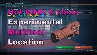 Hot Pink S class Experimental Multitool Location, found by lavalamp64. No Man's Sky.