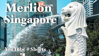 #Merlion Park #Singapore, opposite of Marina Bay Sands #Shorts