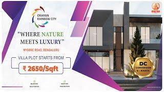 Oraiyan Rainbow City | Premium Villa Plots starting at just  ₹2650/sqft