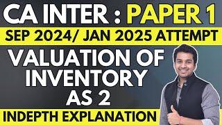 Ch 5 Unit 1 | AS 2 Valuation of Inventory | CA Inter Advanced Accounting | CA Parag Gupta