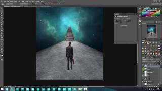 Beginner Photoshop Photomanipulation Tutorial   Stairway