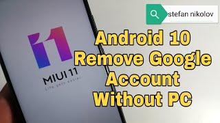 Xiaomi Redmi Note 7 /M1901F7G/, Remove Google Account Bypass FRP. Without PC!!!