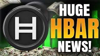 HUGE HBAR NEWS! | Hedera Price Prediction