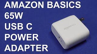 AmazonBasics 65 Watt USB C Charger Test and Review