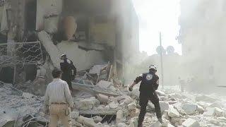 New Syrian airstrike in Aleppo at site of alleged chemical attack
