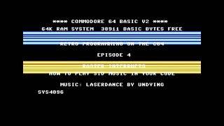 Retro Programming on the C64 Episode 4 - Raster Interrupts and How to Play SID Music in Code.