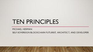 Ten Principles - Michael Herman