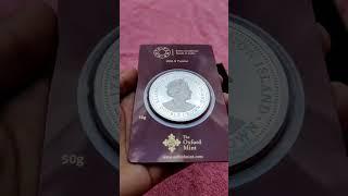 Unboxing of MMTC PAMP Silver coin #shorts #shortsfeed #bullion #silverstacker