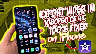 How to Export Video in 1080p60 & 4K in iMovie | Problem Fixed 100%