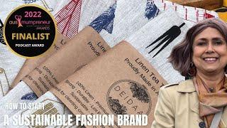 How to Create a Sustainable Fashion Brand | 15 Tips | Learn with Samita