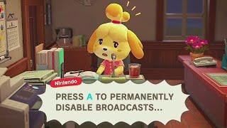 How to Get Isabelle to Stop Broadcasting in ACNH