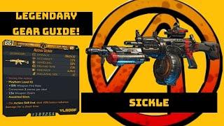 BORDERLANDS 3: THE SICKLE LEGENDARY WEAPON AND FARMING REVIEW GUIDE