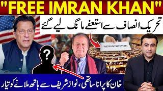 "FREE IMRAN KHAN" | Resignations demanded from PTI | Mansoor Ali Khan