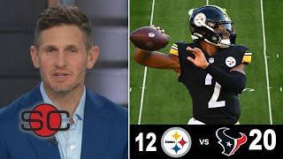 Justin Fields day is OVER - Dan Orlovsky on sucks preseason debut in Steelers lose to Texans 20-12