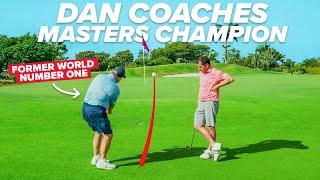 Dan gives MASTERS CHAMPION Ian Woosnam a Short Game Lesson!