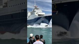 Giant ship's test voyage successful
